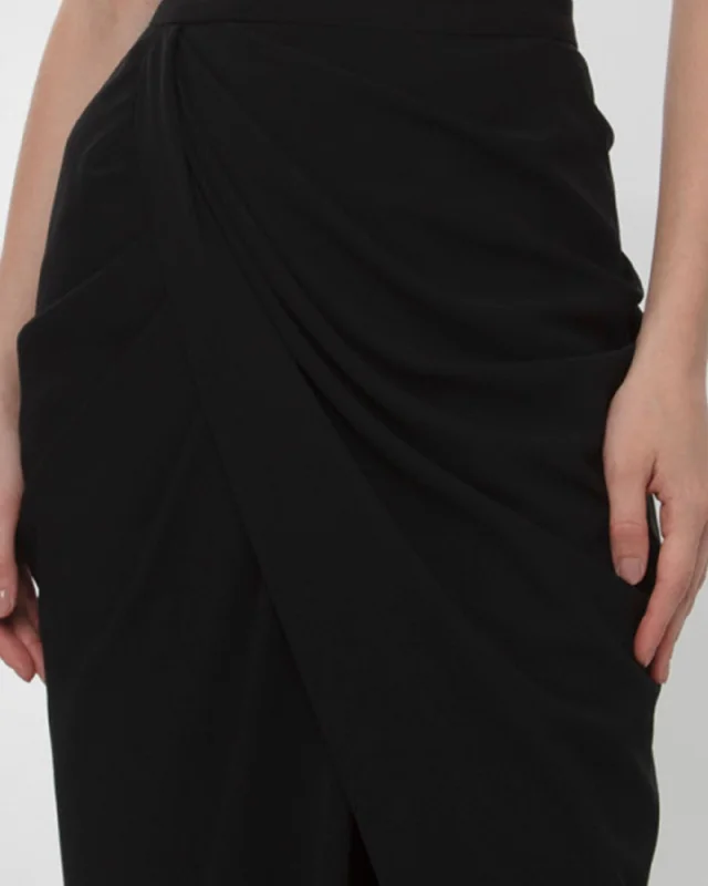 Draped Mousseline Skirt