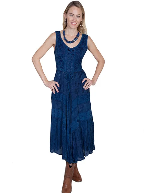 Women's Honey Creek by Scully Dress #HC118BLU