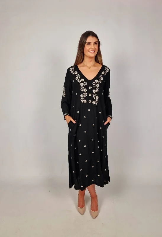 Dream Black Decorative Dress