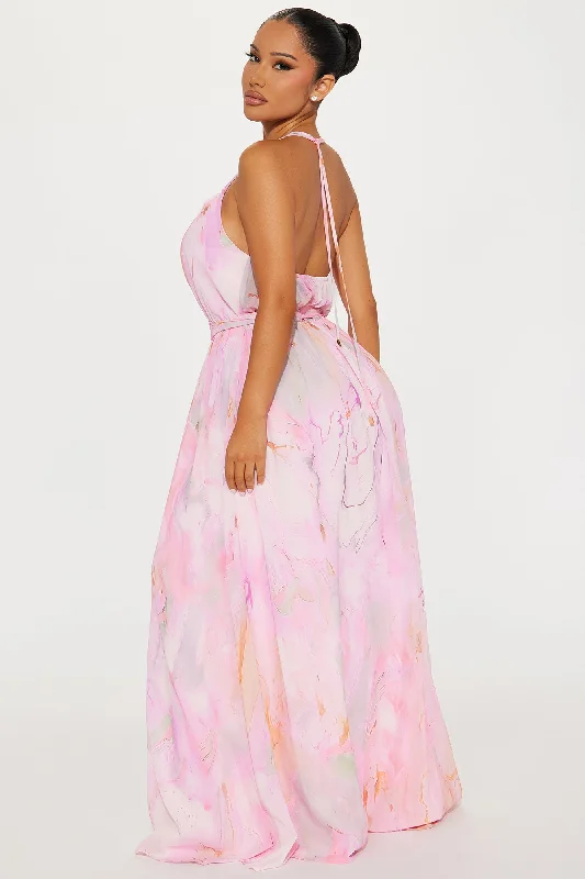 Pink Dreamland Maxi Dress - Pink