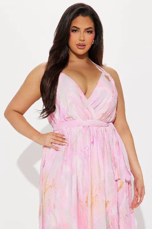 Pink Dreamland Maxi Dress - Pink