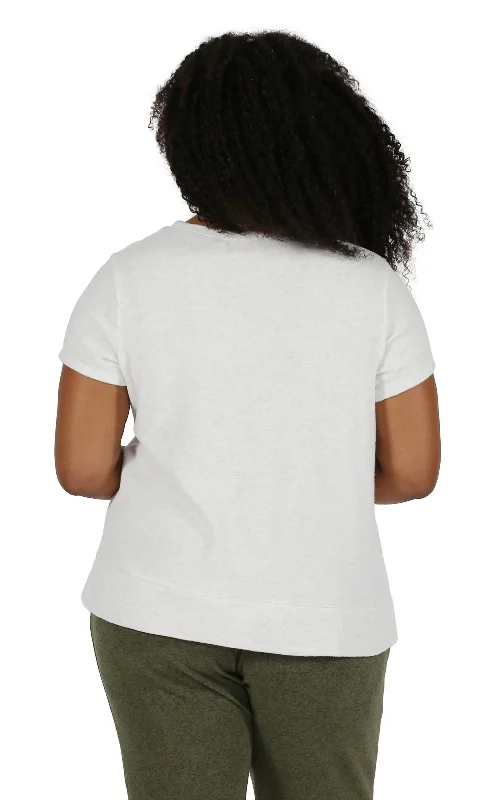 The Comfort Collection Cap Sleeve Plus Size Tee