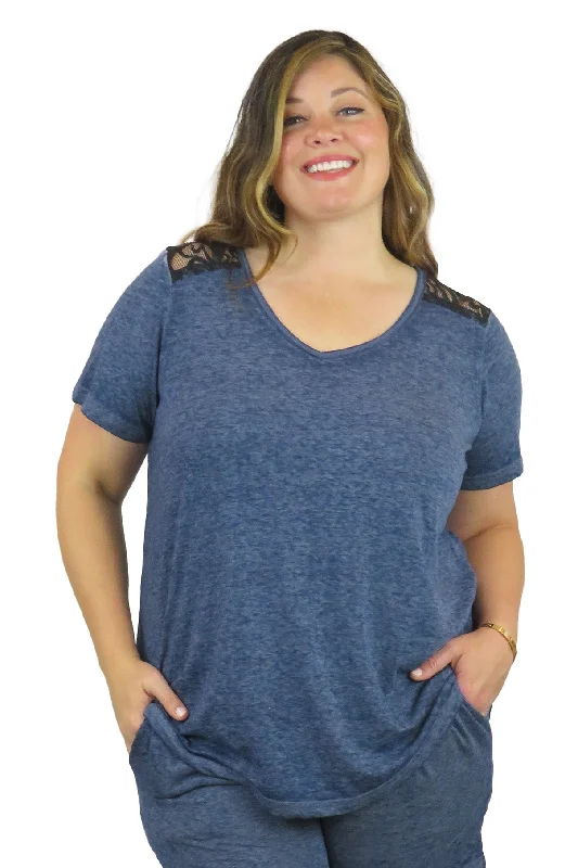 Plus Size Soft & Supple V-Neck Knit Top