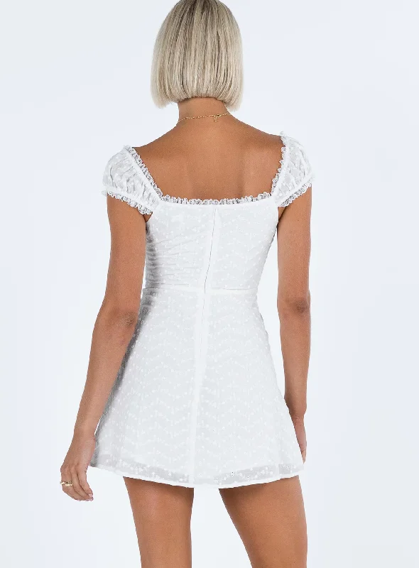 Reilly Mini Dress White