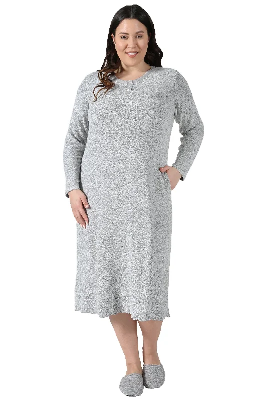 The Comfort Collection Plus Size Snap Gown